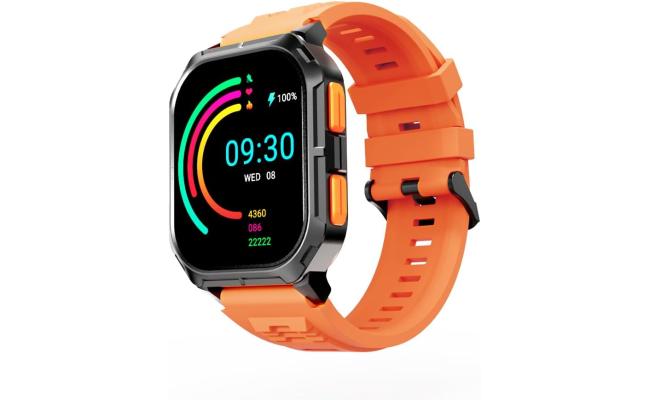 HiFuture ULTRA 3 Bluetooth Calling Smart Watch, 2.0-inch IPS Display, IP68 Waterproof, 24/7 True heart rate & Blood oxygen sensor (the fifth generation), Up to 7 days daily use, 100+ Sports Mode - Orange
